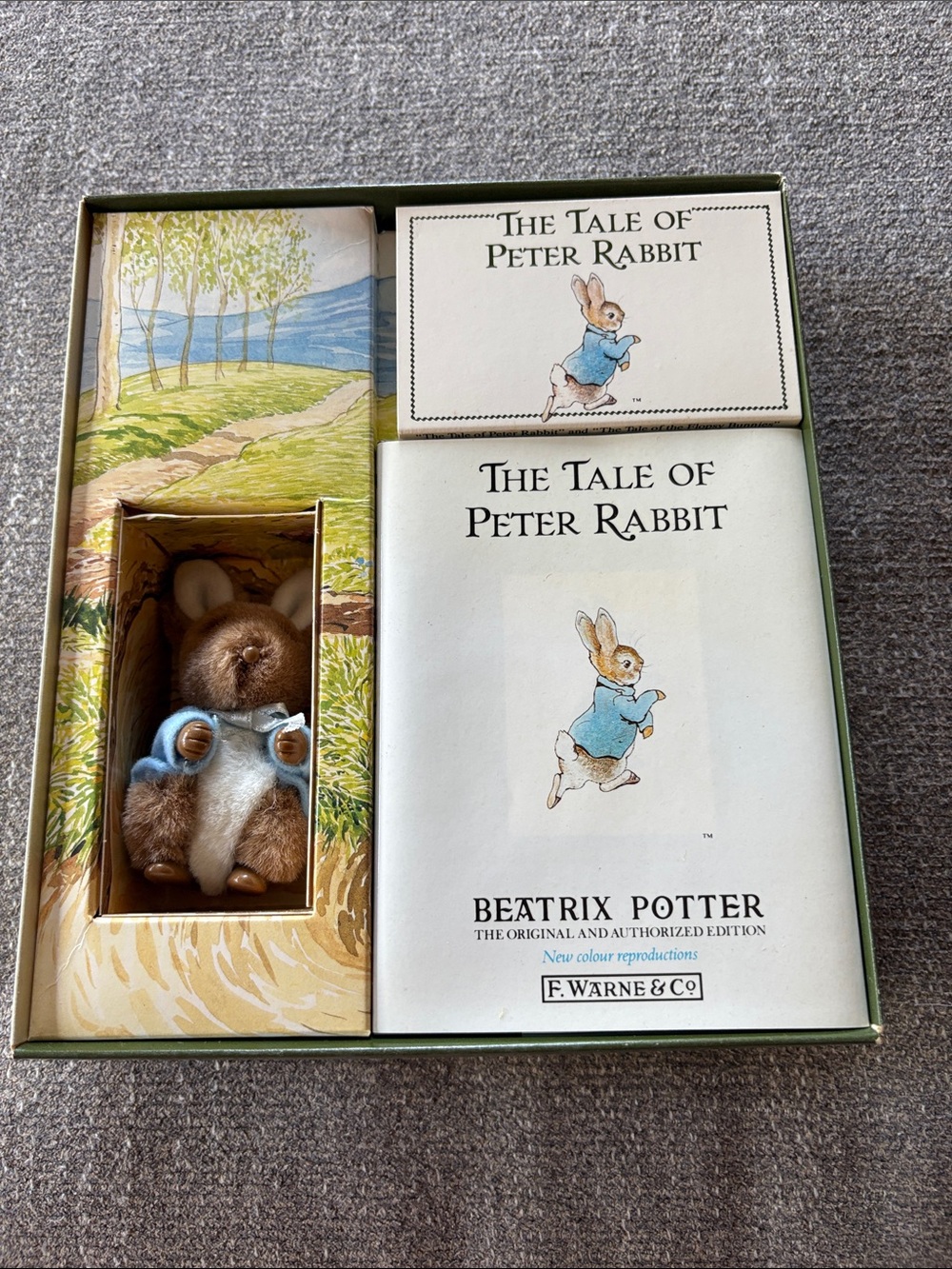 The Tale of My Peter Rabbit Playbox Gift Set Mini Plush Cassette Tape & Book New